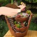 Large Size Sky Garden Succulent Herb Planter Flower Basket Pot Trough Box Plant Home Decor Christmas Gift Present   